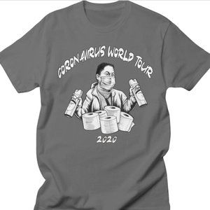 Corona Virus world tour tee